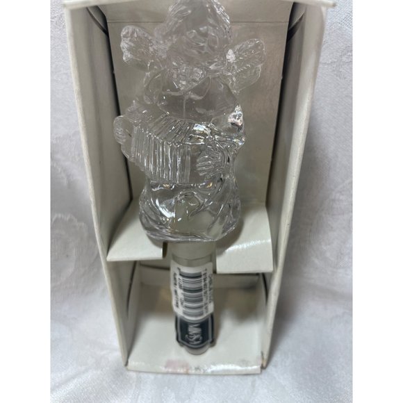 Crystal Bottle Stopper Cherub Song Austria Lead Crystal - Picture 2 of 4